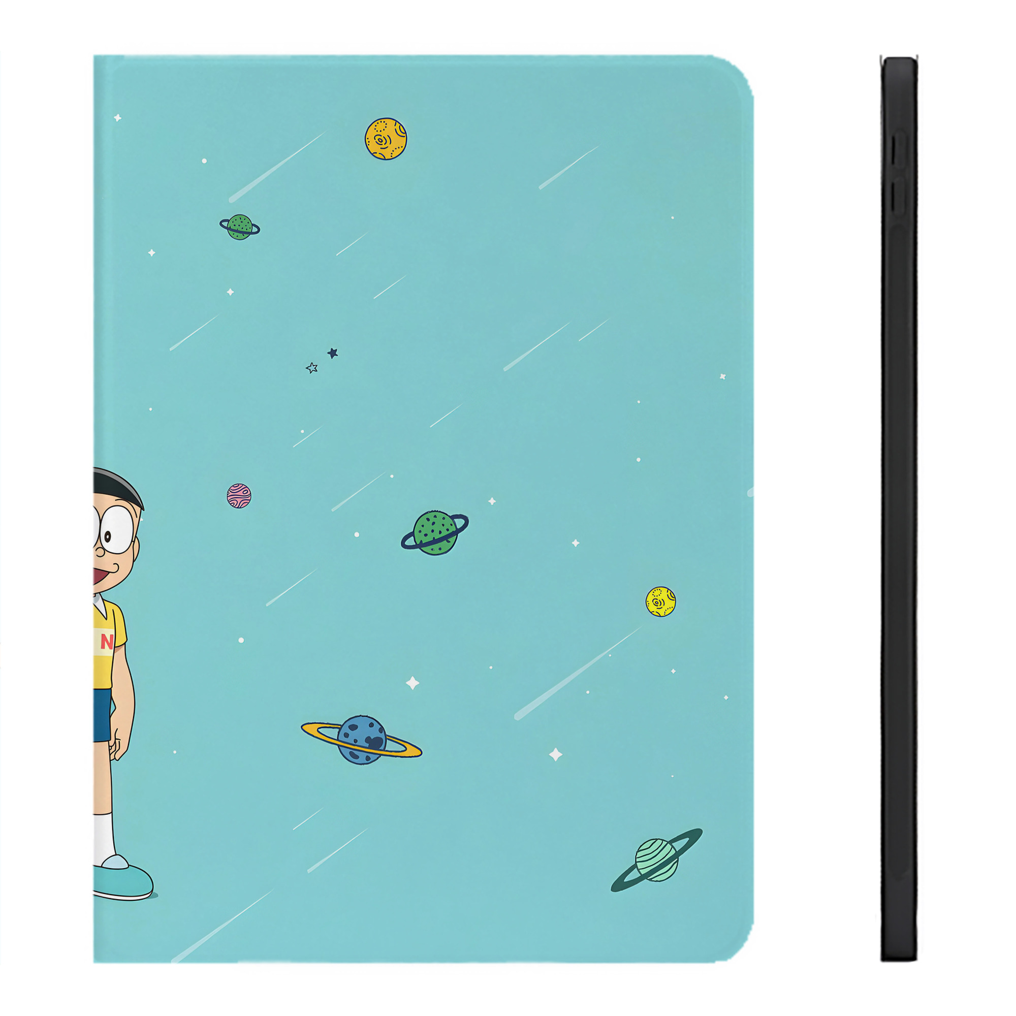 （画像用） ドラえもん Doraemon IPadケース ペンホルダー付き ブックスタイルデザイン